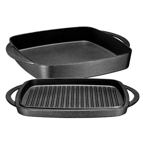 Bruntmor: tapa-plancha de hierro fundido para asar carnes y terminar guisos