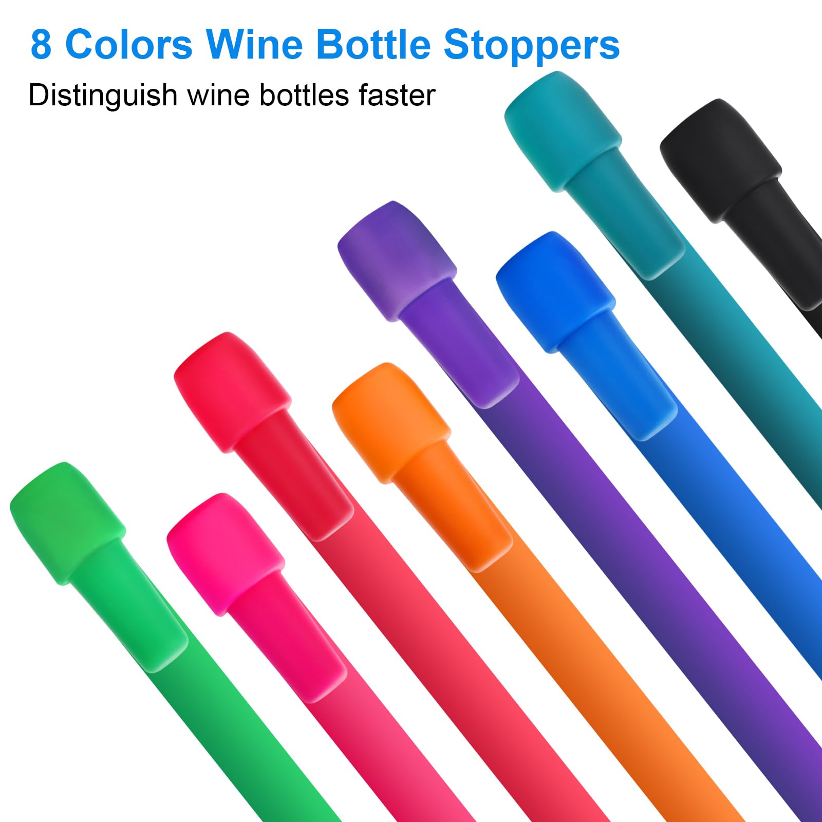 Brusoon tapa silicona reutilizable para botellas de vino
