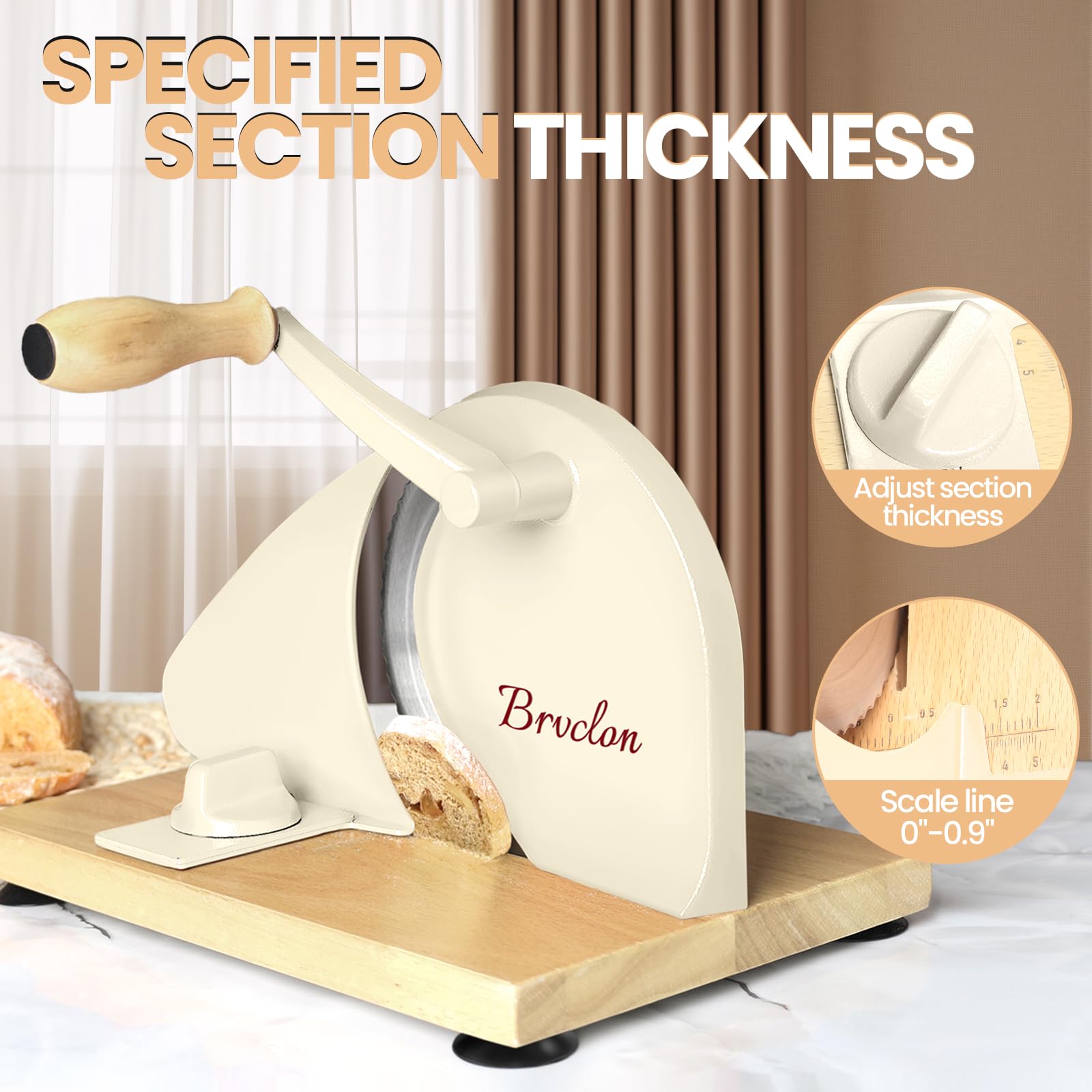 Brvclon cuchillas de acero inoxidable serradas para cortes limpios