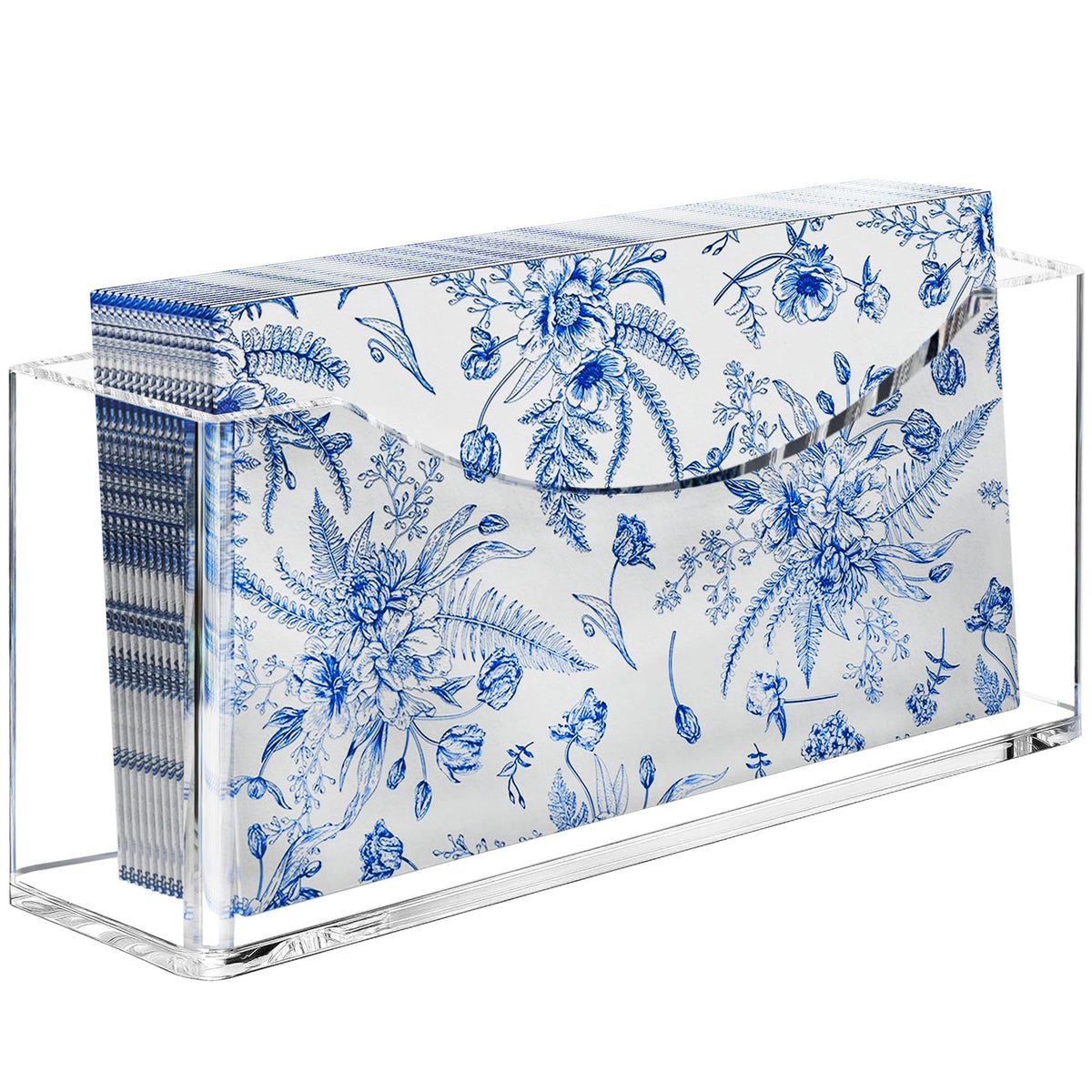 BRVNOTA porta-servilletas acrílico, aspecto vertical, práctico y elegante para la mesa