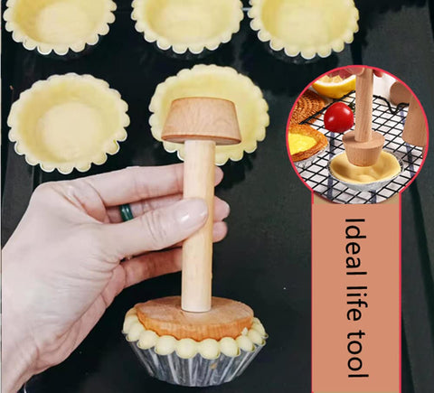 BRYHZKCM prensador de masa de madera, superficie lisa y duradera