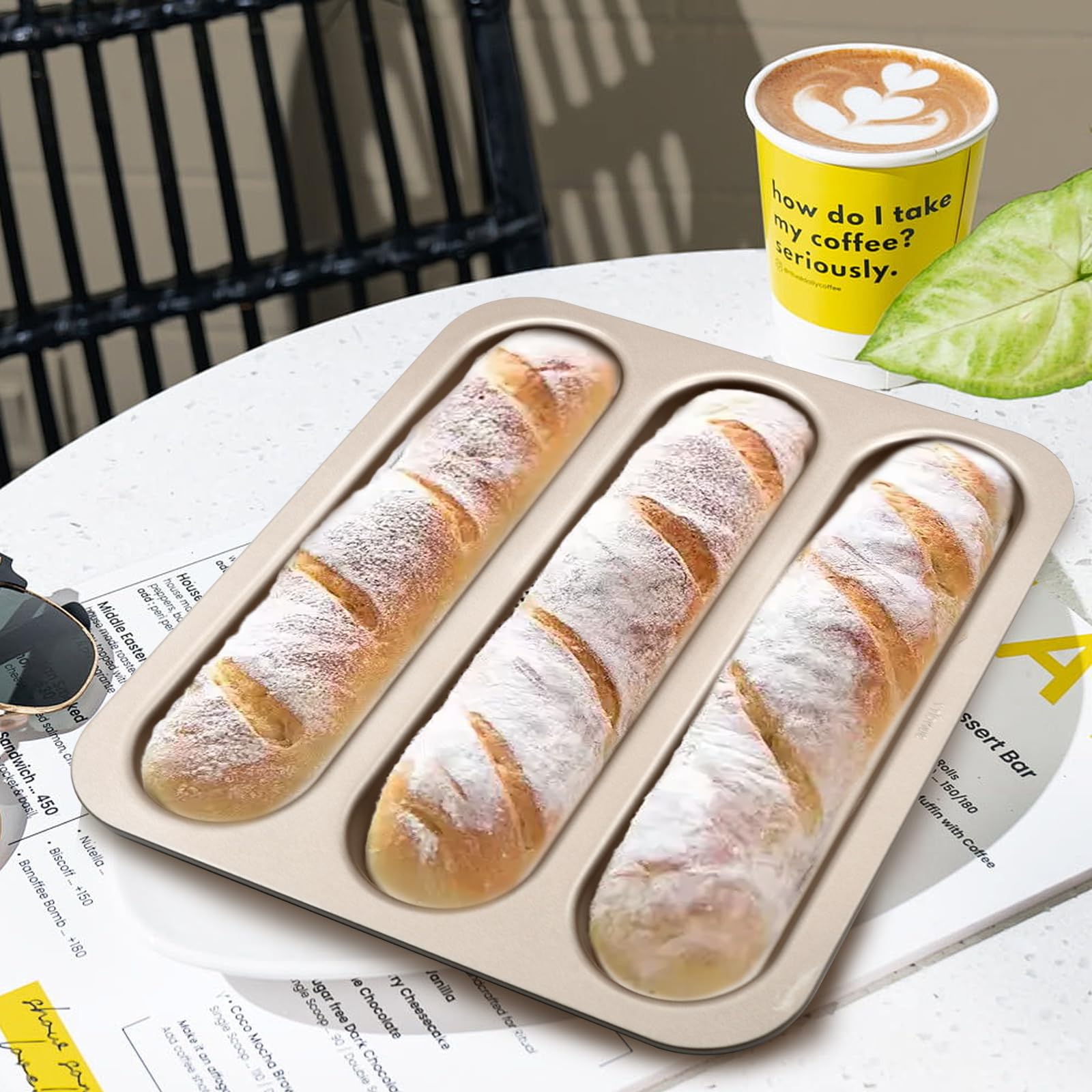 Molde BSDLZCH de cocción uniforme para desayunos y reuniones.
