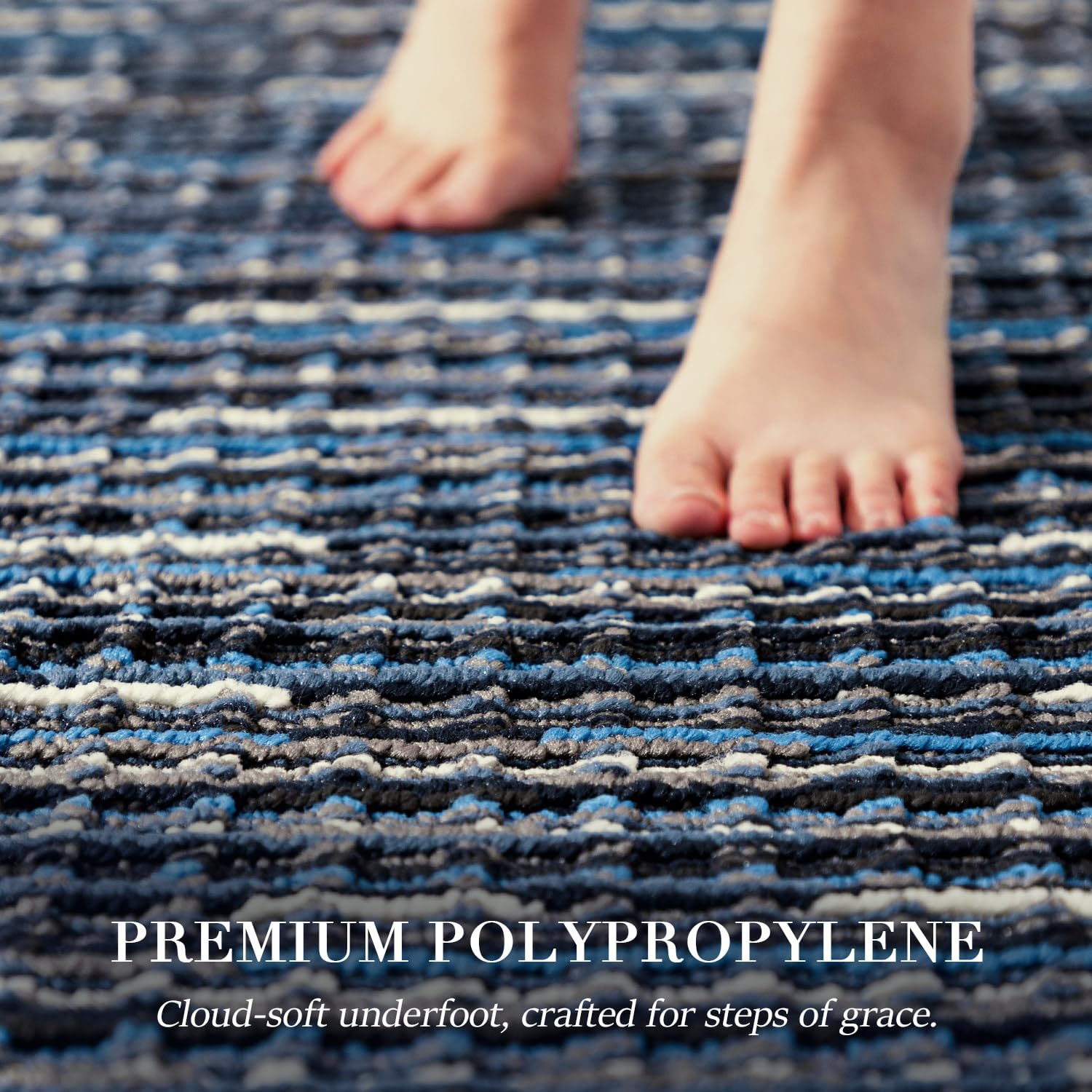 BSICPRO alfombra cocina antideslizante con fondo TPR para suelos variados.
