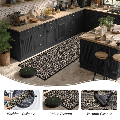 BSICPRO alfombras cocina uso versátil: ideales para pasillos y entradas.