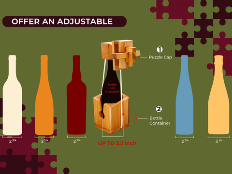 BSIRI estante para botellas - diseño llamativo que organiza la barra