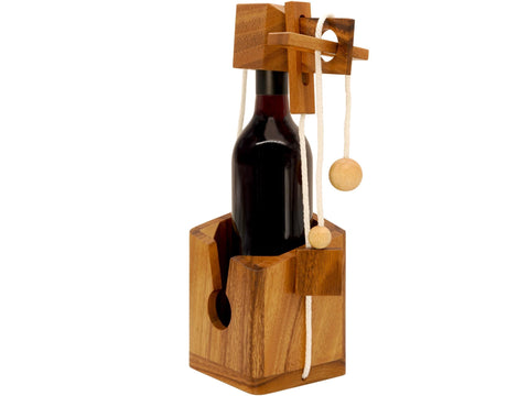 BSIRI rompecabezas-botella-3d: desafío divertido para degustaciones y reuniones.