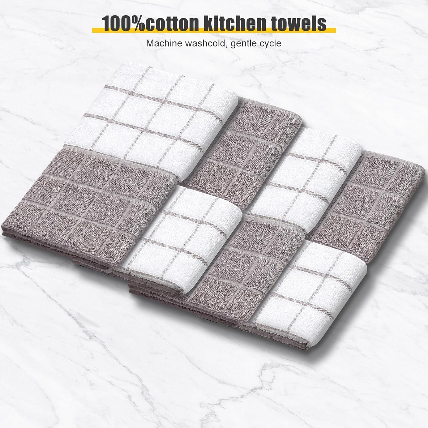 Juego de paños y toallas BSKSSK en empaque práctico para cocina.