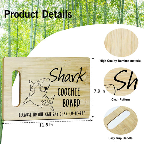 BSNZZIO Shark Coochie tabla 20x30 cm para uso diario en la cocina