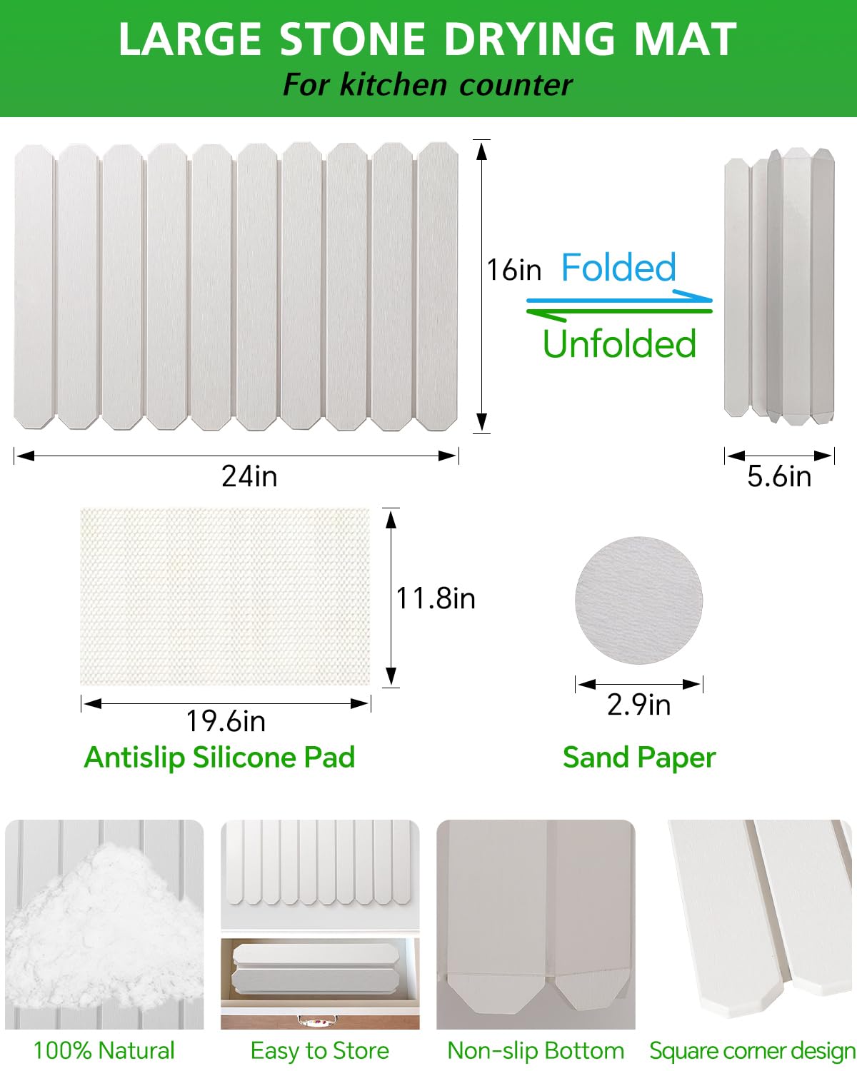 bstur base de silicona durable con diseño modular para secado confiable.