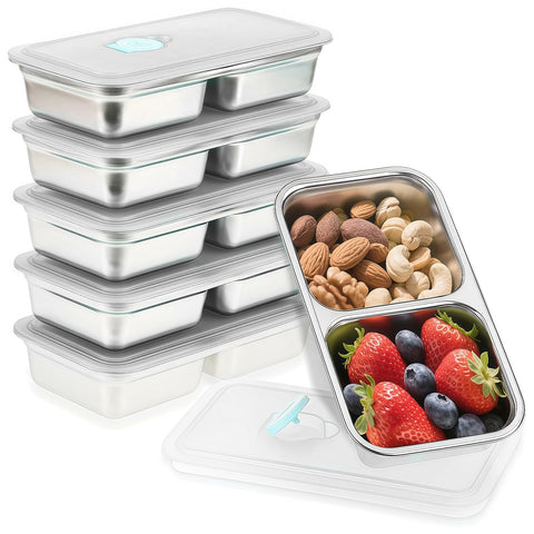 BSTUR Snackle Box con dos compartimentos para meriendas ordenadas.