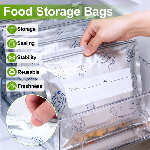 BSummit bolsas para uso práctico en cocina, guardan sobras y snacks