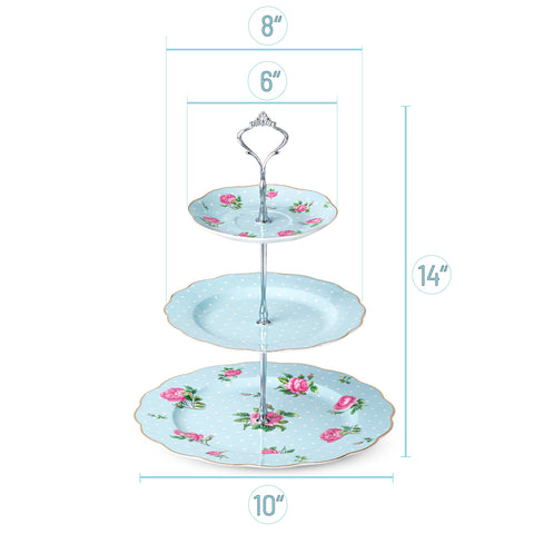 BTaT porcelana de alta calidad con borde dorado y rosas para presentación elegante.