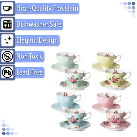 BTaT taza diámetro 9,8 cm y altura 6 cm para confort al beber