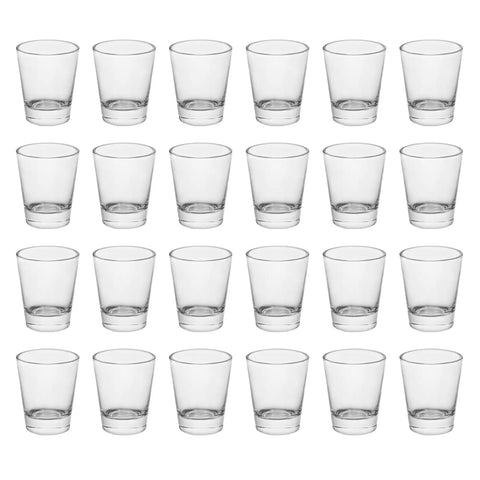 BTGLLAS vaso chupito con base pesada para mayor estabilidad en la mesa