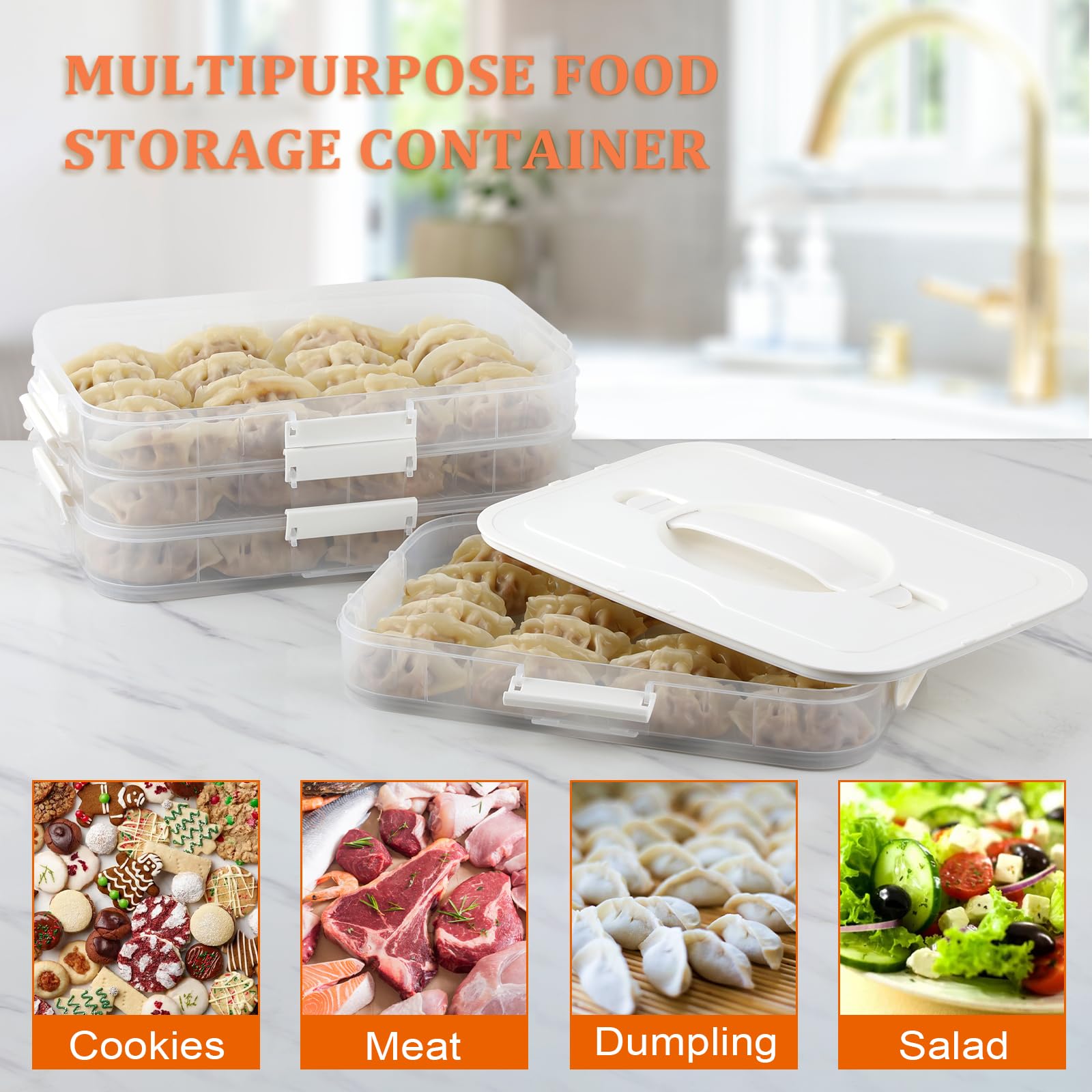 Apto para refrigerar y conservar alimentos BTSKY facilita organización