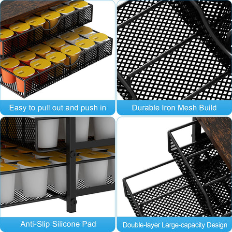 BTY base antideslizante mantiene estable el organizador.