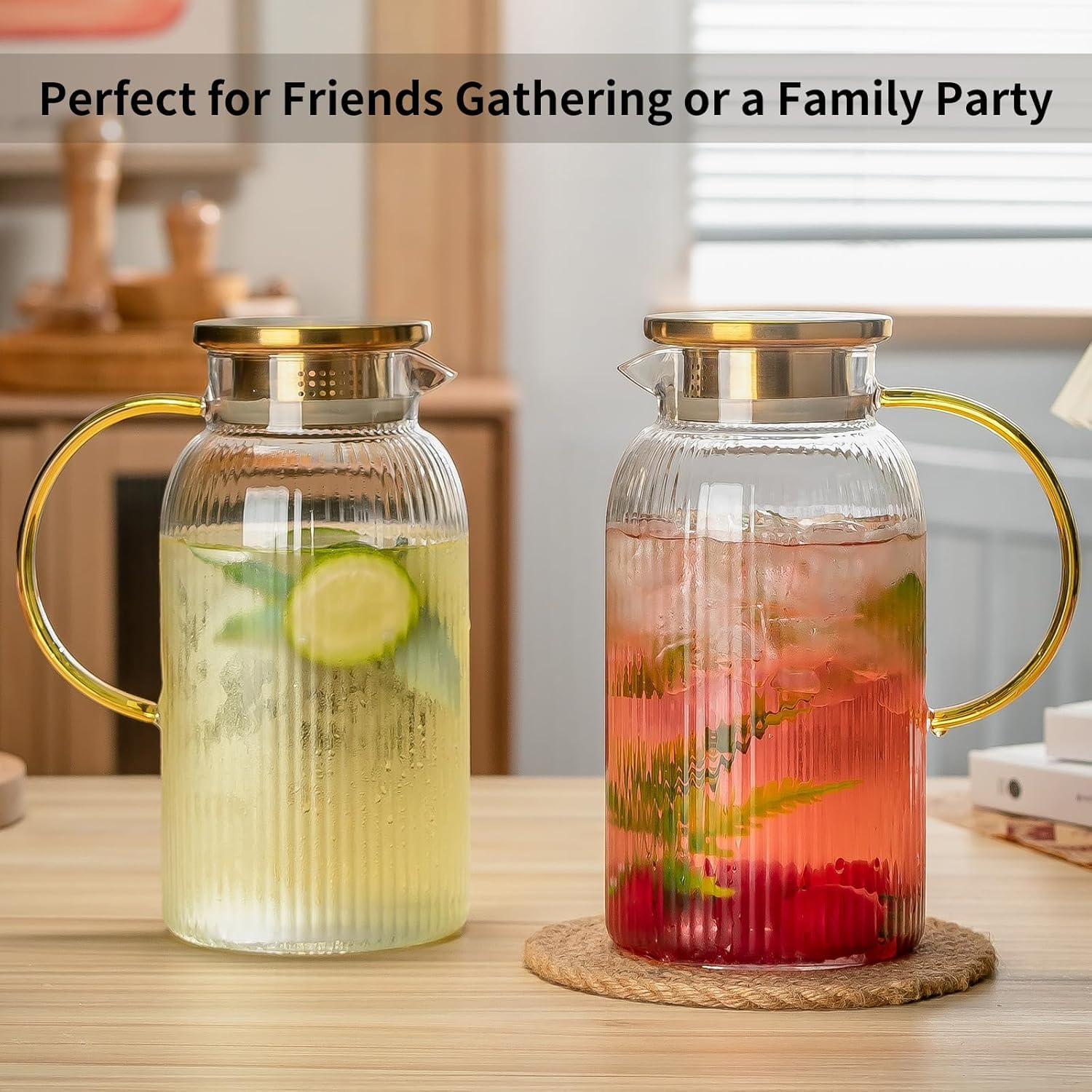 Vidrio borosilicato de Buaic, resistente al calor ideal para infusiones.
