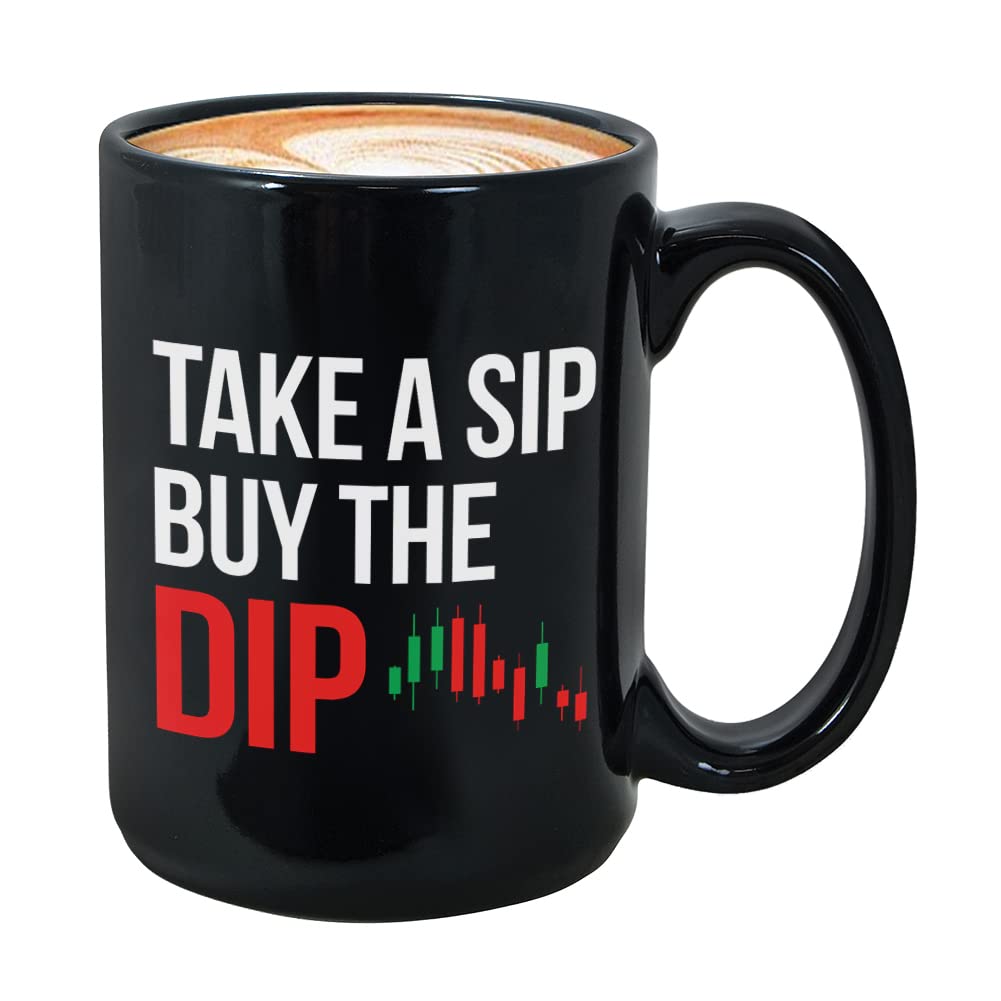 Bubble Hugs: taza de operador bursátil 15oz, diseño velas ideal para empezar tu sesión de trading
