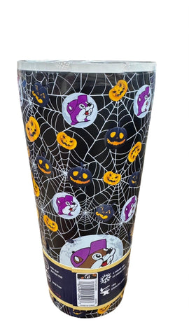 Vaso Buc-ee's Halloween con brillo en oscuridad para uso nocturno.