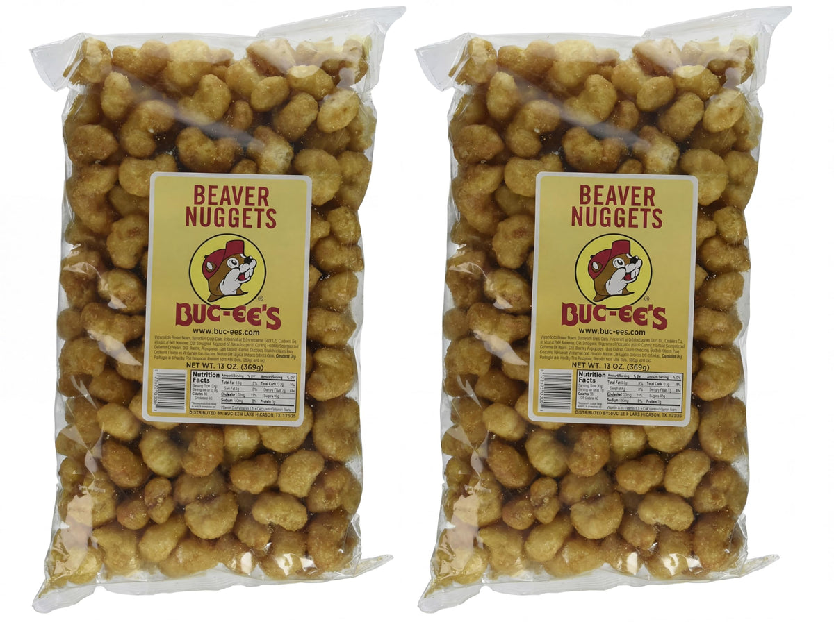 Buc-ee's bolsa frontal del producto mostrando el diseño y facilidad de almacenamiento