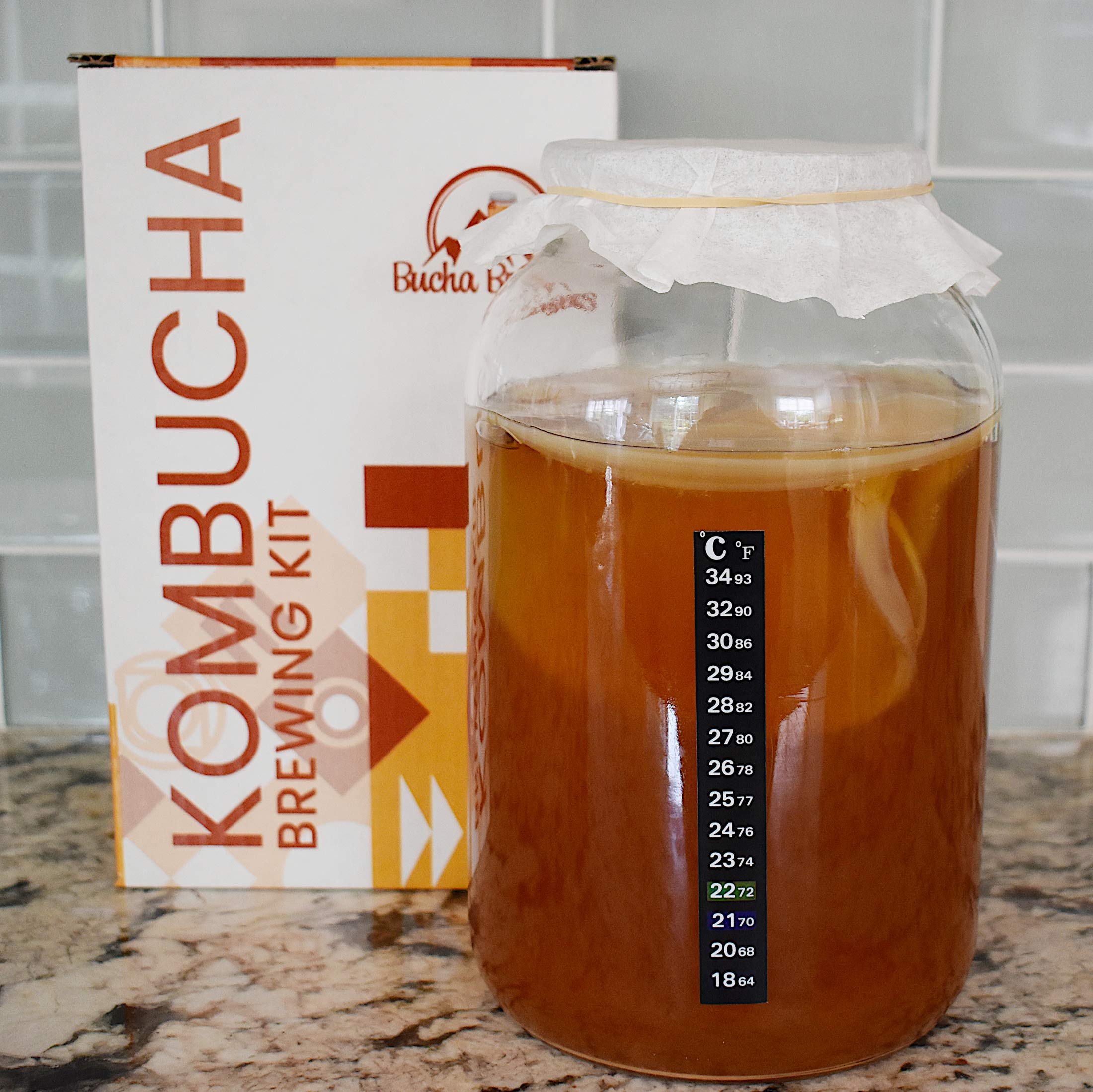 Recetas de segunda fermentación incluidas para experimentar sabores con Bucha Brewers.