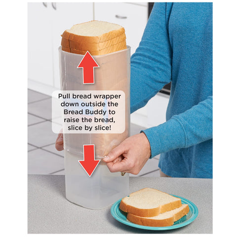 Buddeez Pan Buddy, construcción sin BPA para pan fresco y seguro
