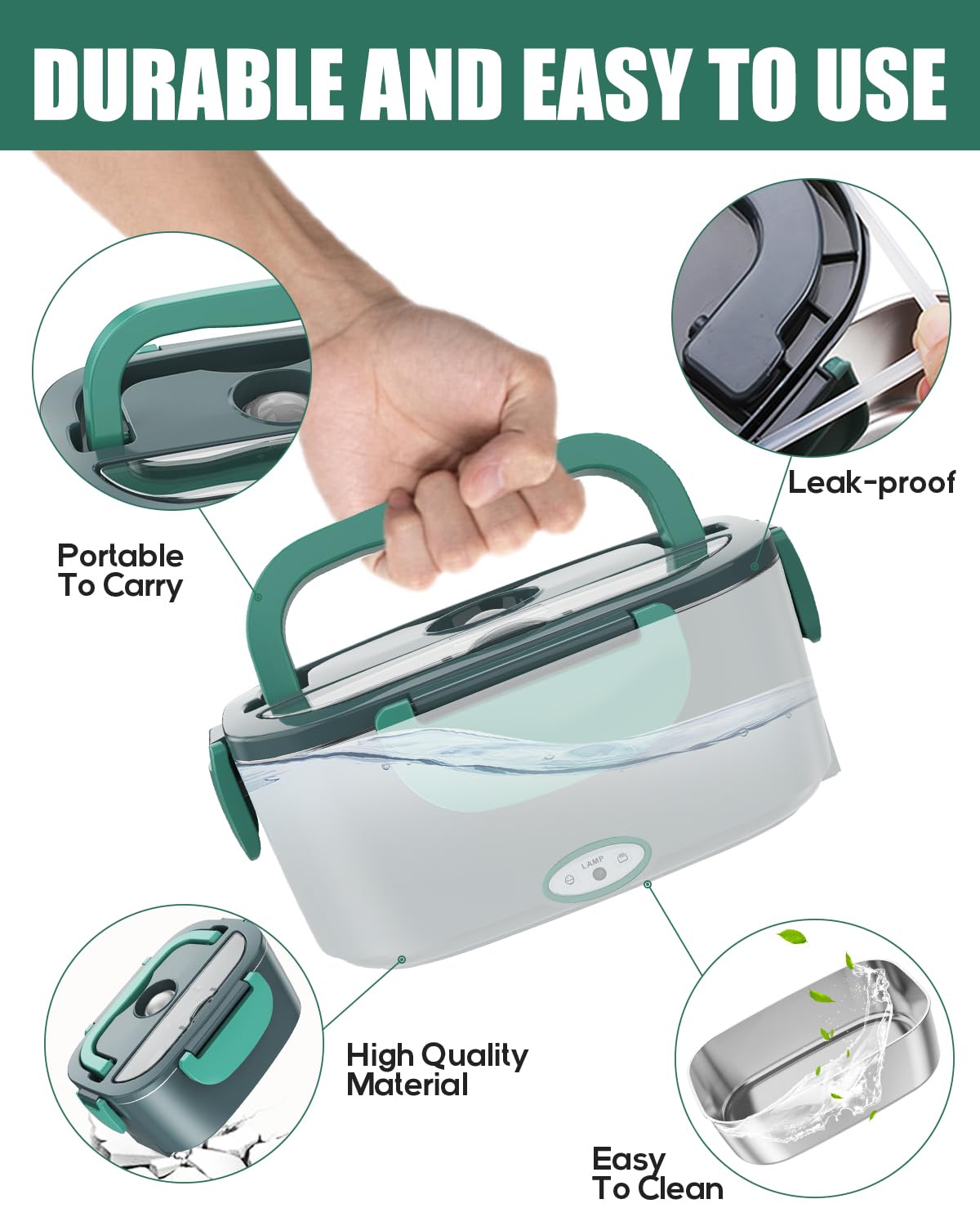Uso diario en la oficina con Buddew Lunch Box para comidas caseras calientes