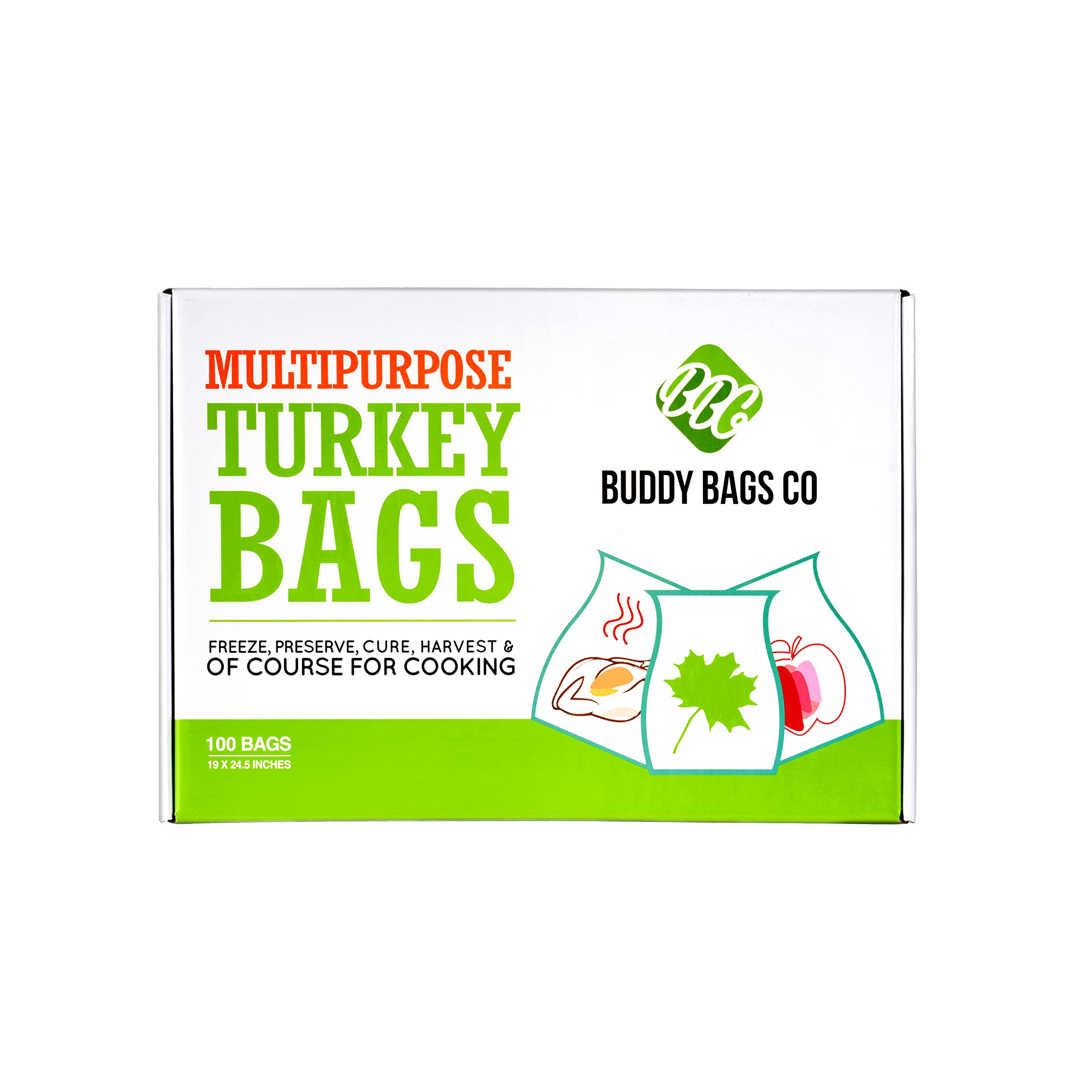 Bolsas Buddy Bags Co para asar pavo sellan jugos y evitan salpicaduras