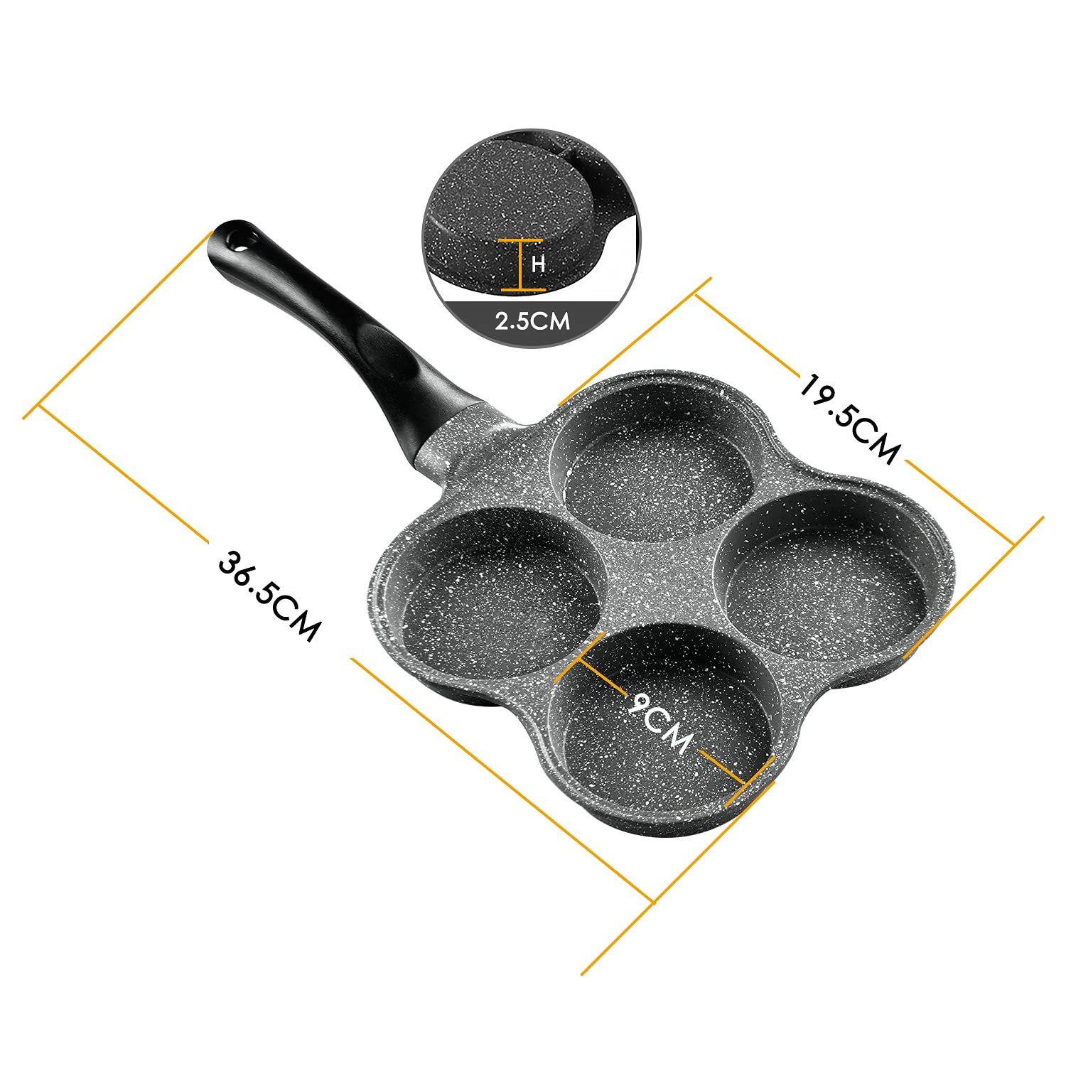 Ideal para desayunos y panqueques en la cocina diaria.