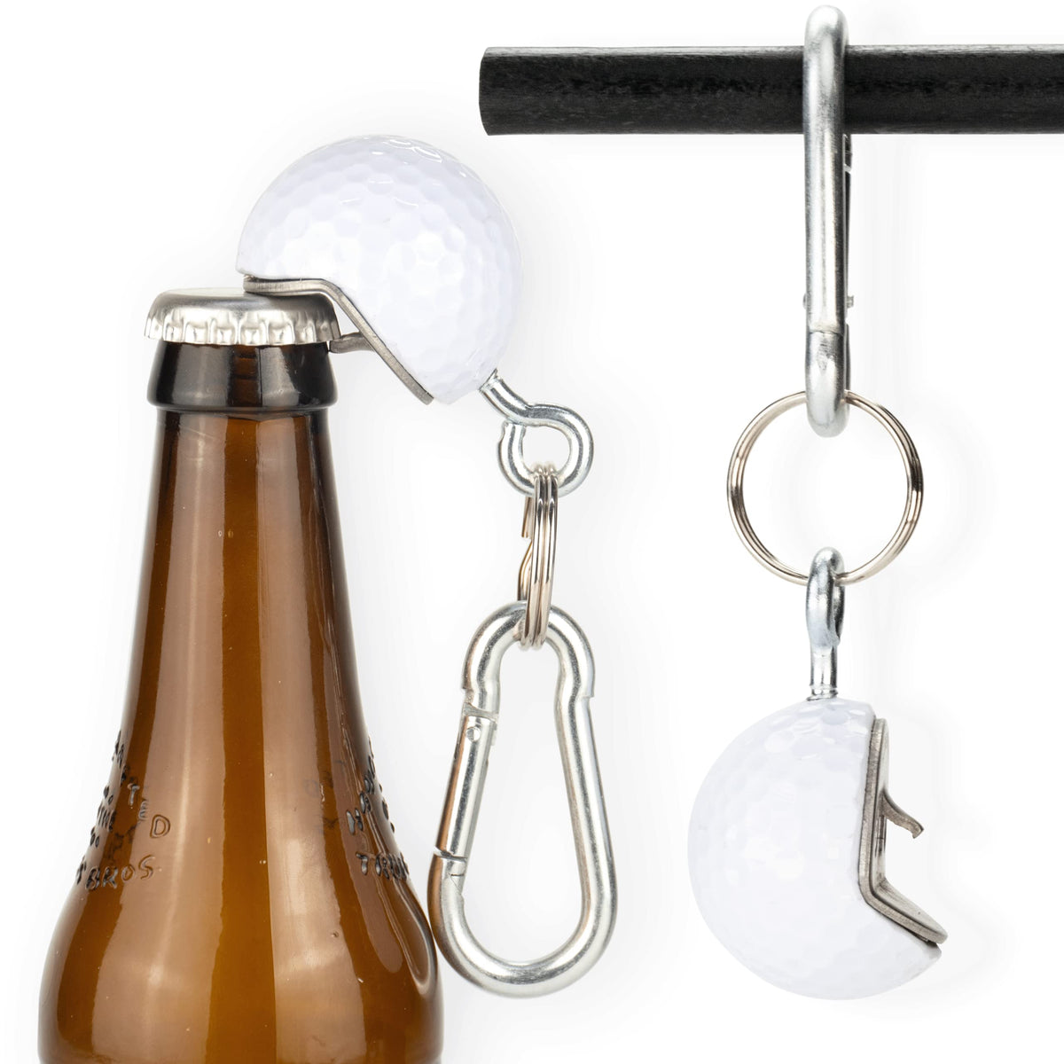 Buffalo Bottle Craft abrebotellas con bola de golf real, regalo único.