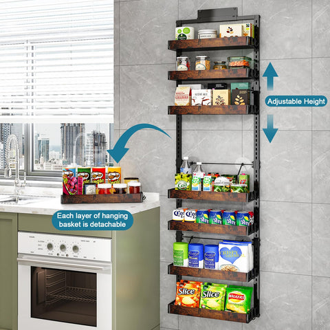 Bukfen estante de metal resistente para cocina o baño