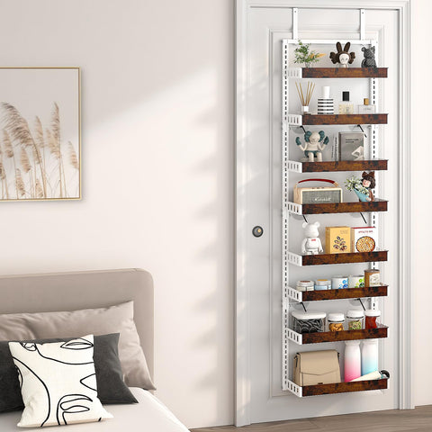 Bukfen organizador metálico para despensa, ideal para artículos de cocina.