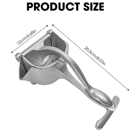 Exprimidor de barra BuleVina: diseño ergonómico para reducir esfuerzo al exprimir.