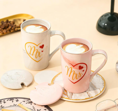 Caja regalo Bulovedly para boda con tazas elegantes.