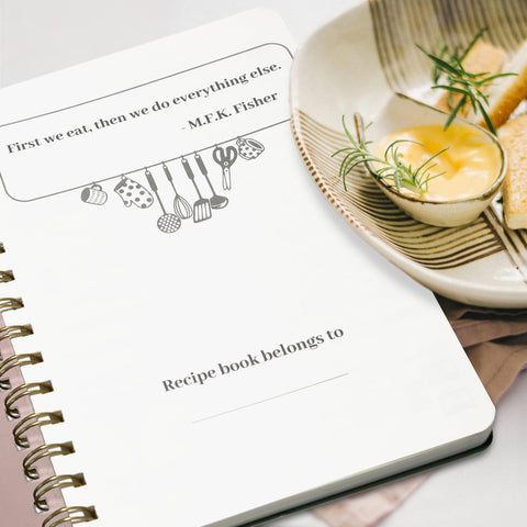 Buluer libro de recetas rosado, regalo perfecto para amantes de la cocina