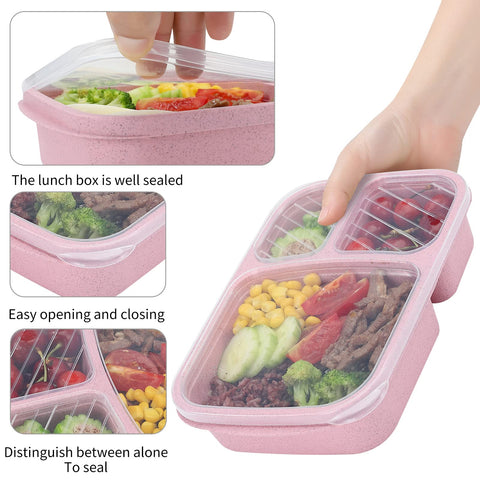 Buluker lonchera bento, diseño apilable, ahorro de espacio.