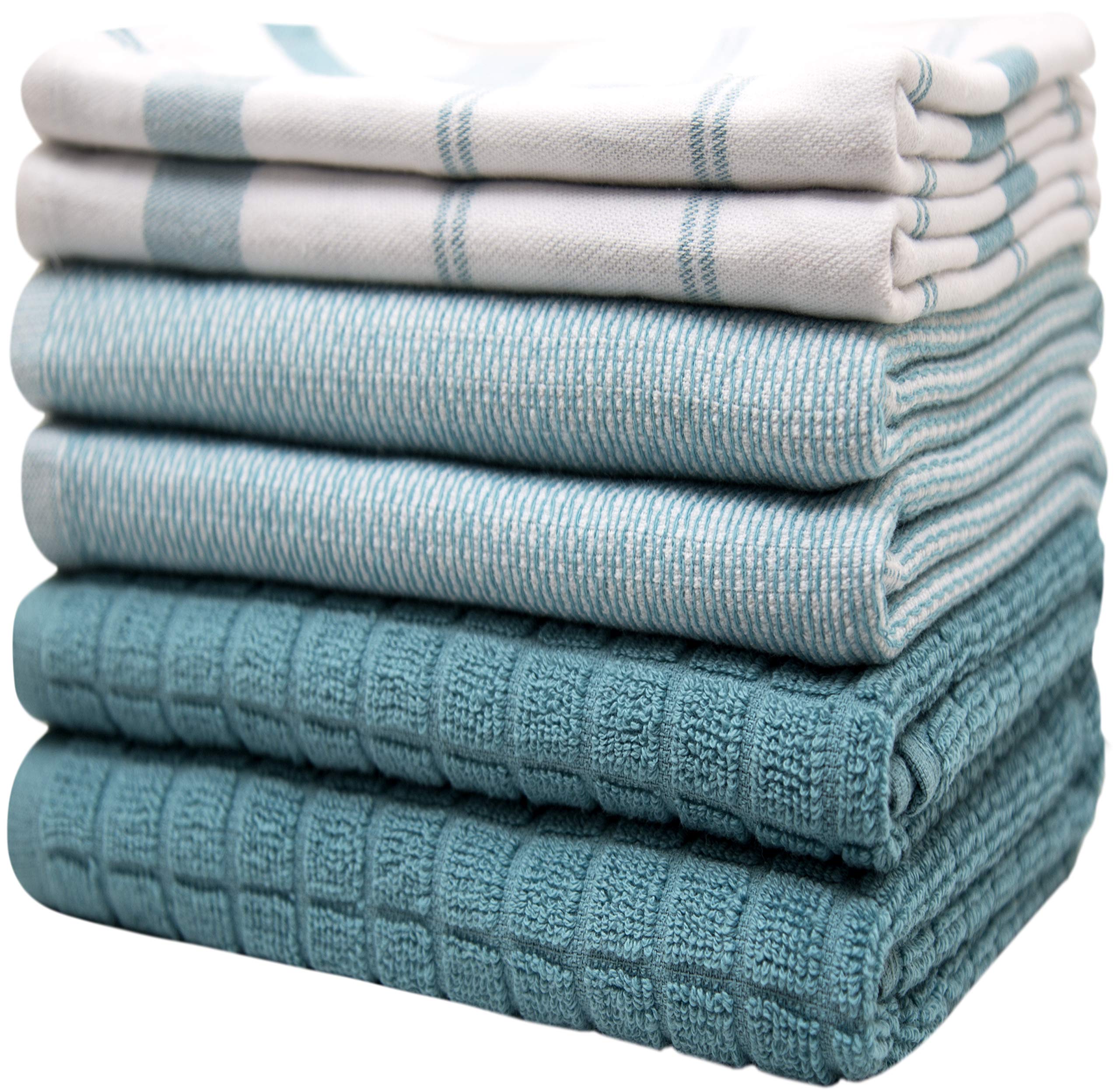 Bumble Towels juego de seis toallas para uso diario en la cocina.