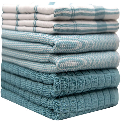 Bumble Towels toalla cocina terry absorbente para limpiar derrames y utensilios.