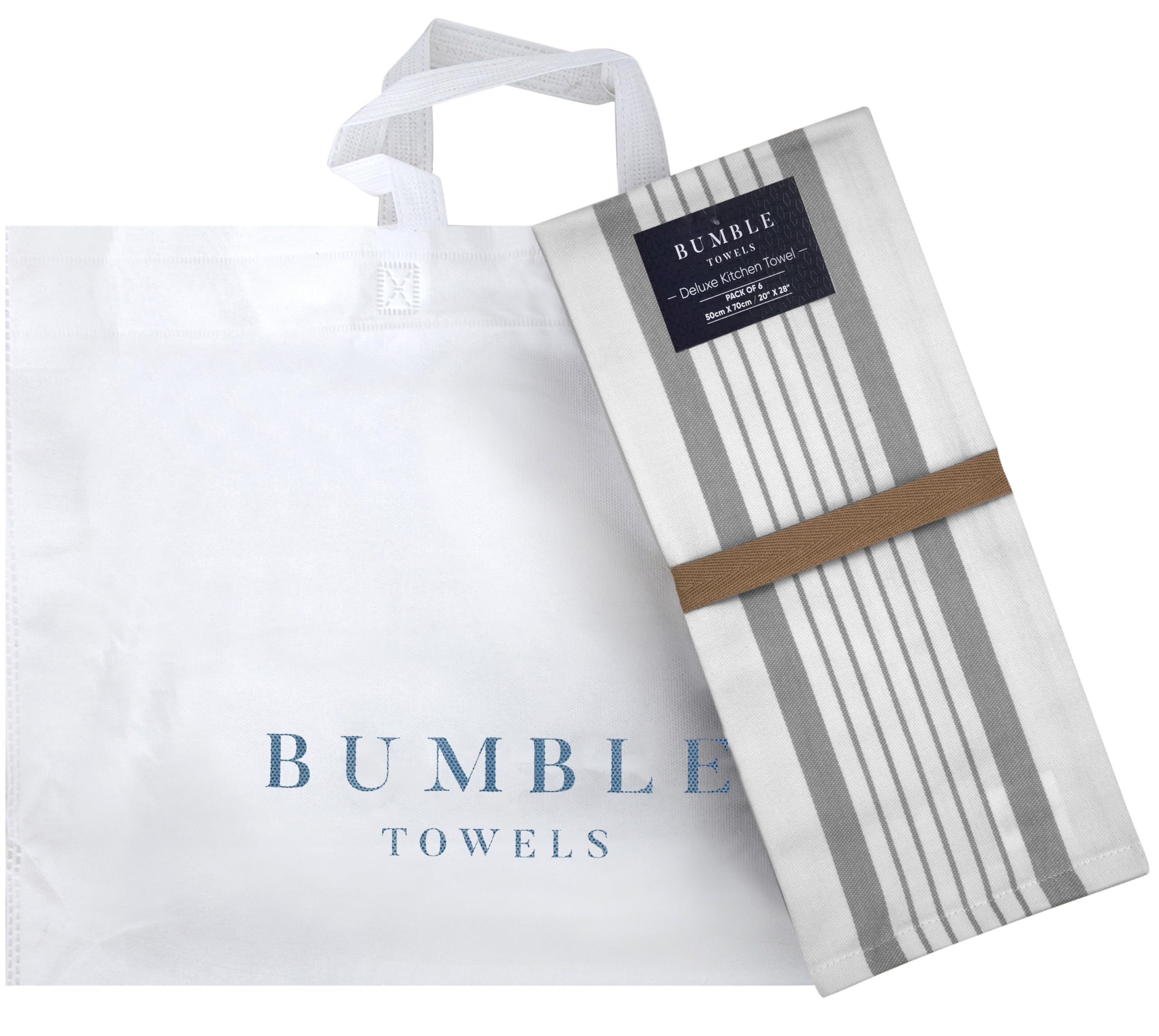 Toallas Bumble Towels de algodón 100% para uso diario en la cocina.
