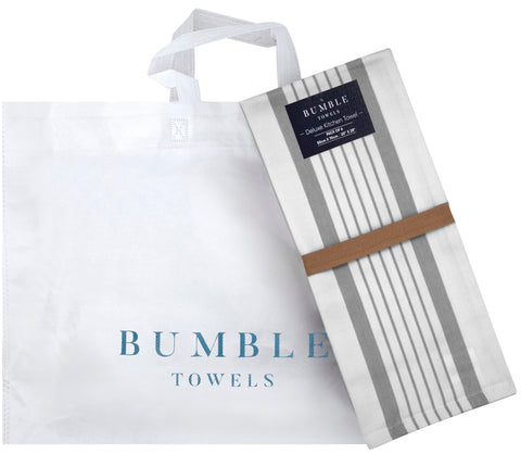 Toallas Bumble Towels de algodón 100% para uso diario en la cocina.