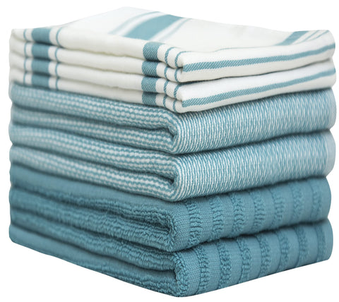 Bumble Towels textura plana para secar superficies de cocina con poca pelusa.