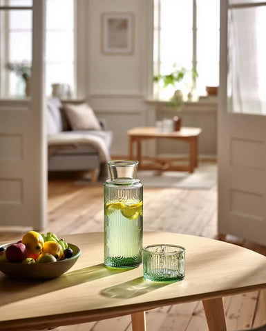 Buminee diseño de cristal claro, añade elegancia y limpieza.
