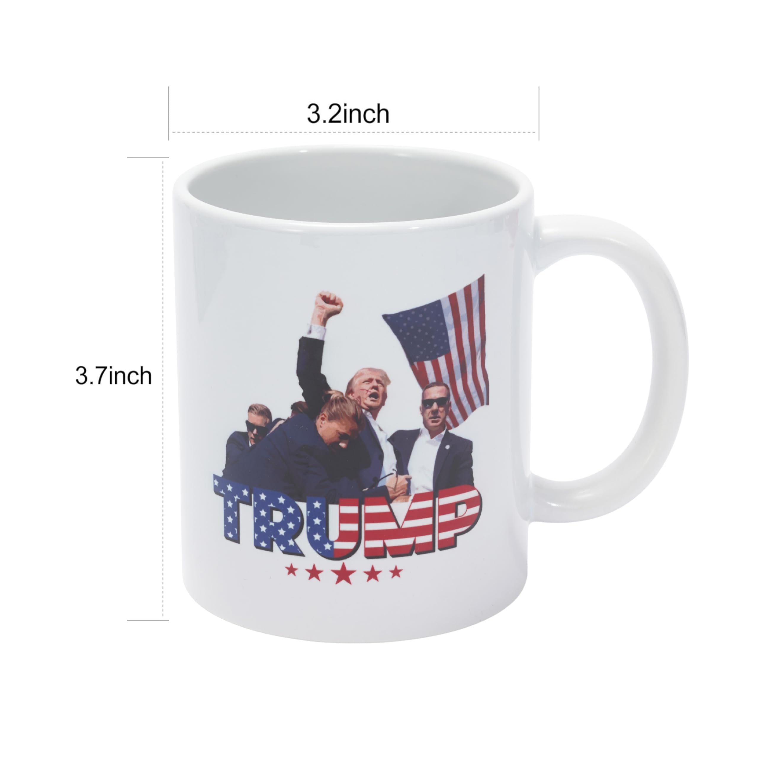 Taza BundlBees Trump, escena-sobrevivencia, inspira determinación en cada sorbo.