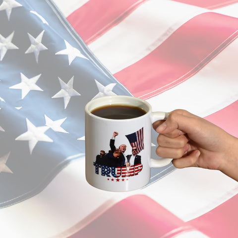 Taza BundlBees Trump, regalo-apoyo, perfecto para coleccionistas y seguidores.