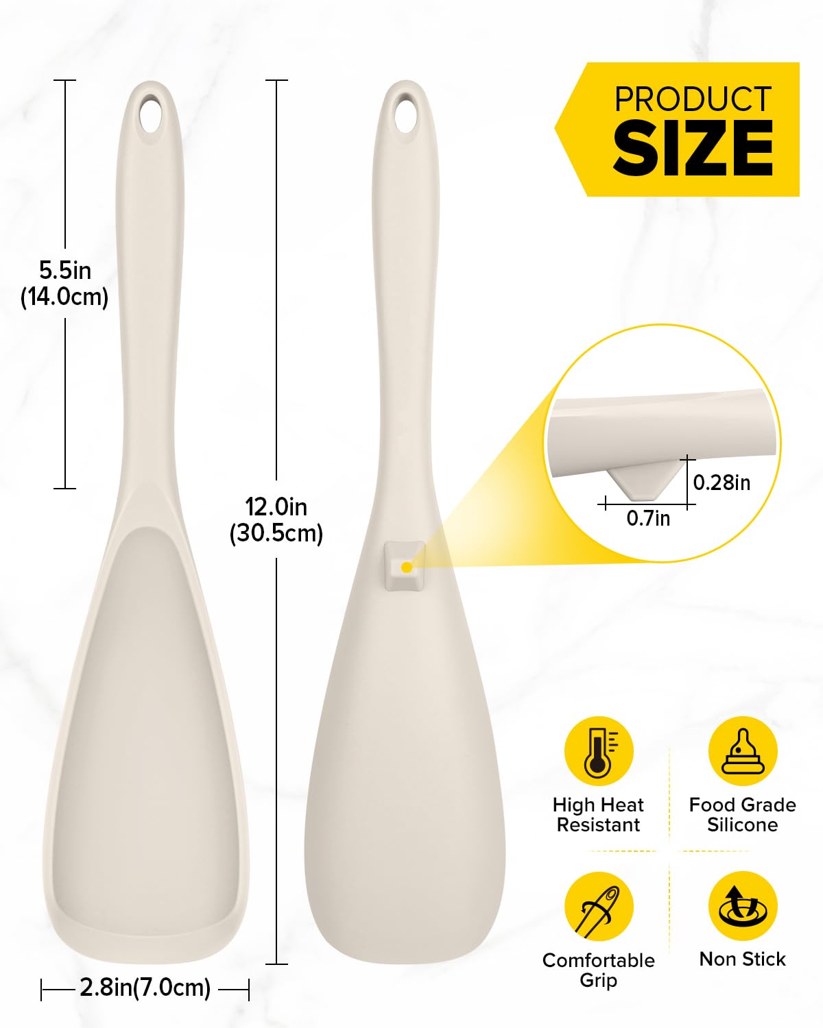 Cucharas multifuncionales Bundlepro para cocinar, mezclar y servir