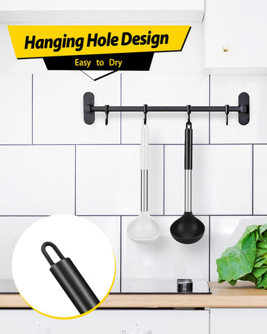 Uso múltiple de cucharón Bundlepro para remover, voltear y servir.