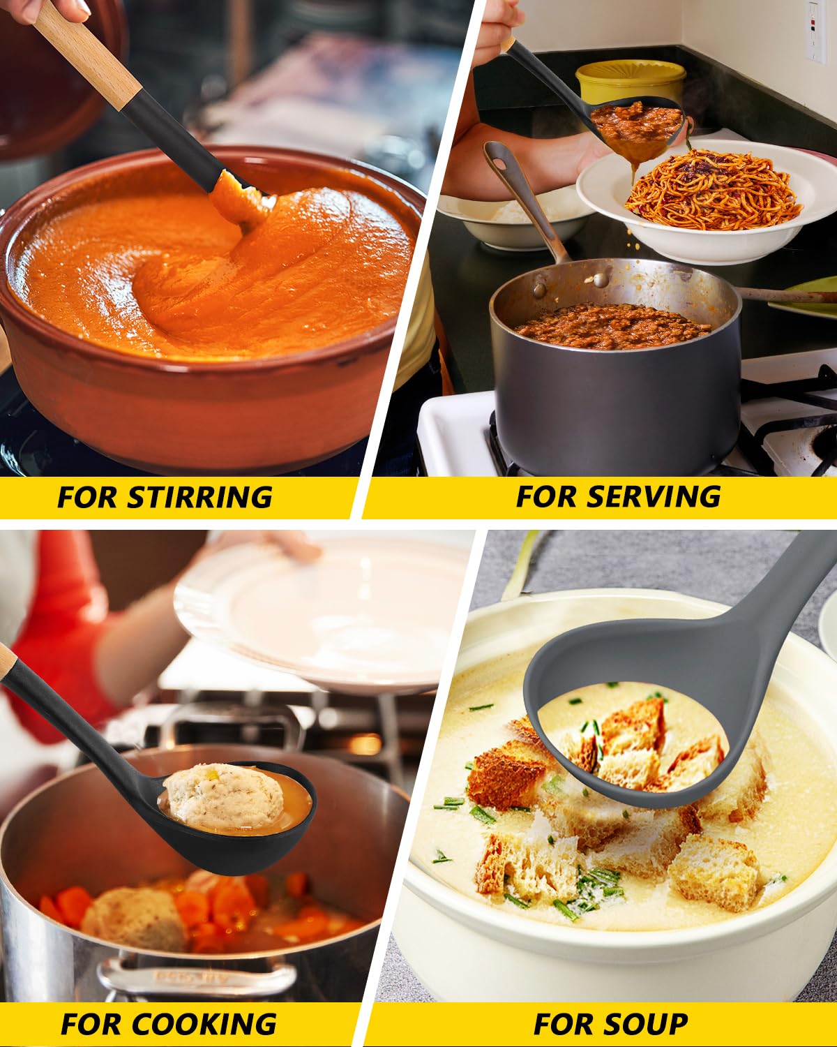 BundlePro utensilio anti calor para cocinar a altas temperaturas.