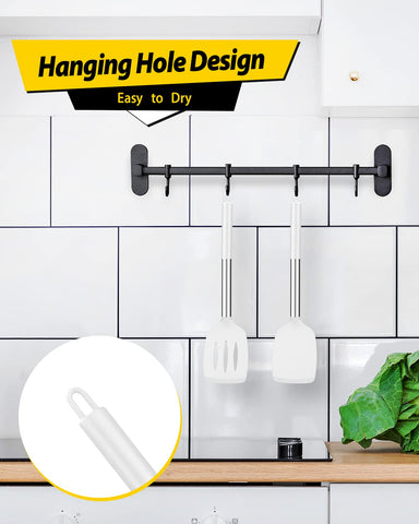 BUNDLEPRO espátula silicona fácil de limpiar, perfecto para cocción rápida.