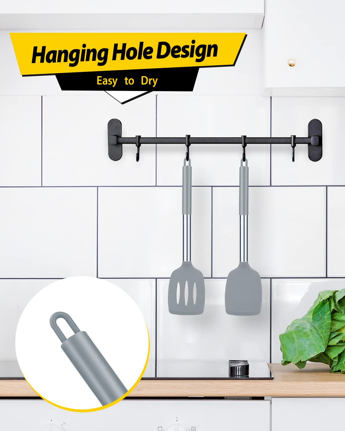 Diseño moderno en gris de BUNDLEPRO para cocina.