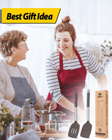 Pack de dos espátulas Bundlepro, perfecto para cocción diaria en la cocina